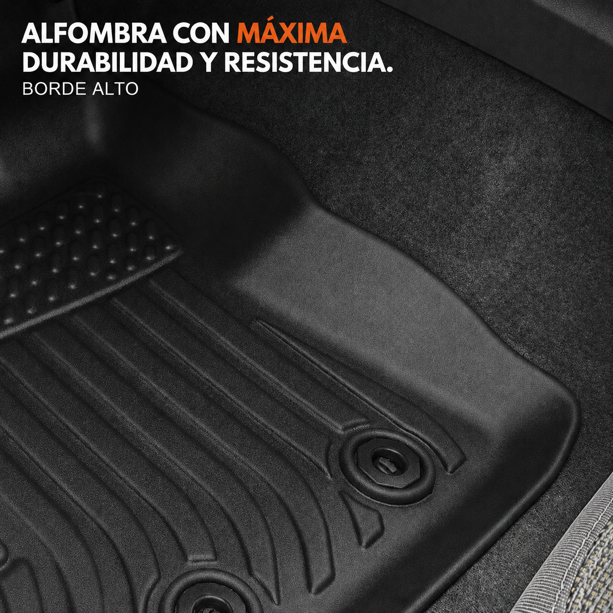 Alfombras tipo bandeja 3D Premium – Juego de 5 piezas con baúl incluido