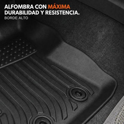 Alfombras tipo bandeja 3D Premium – Juego de 5 piezas con baúl incluido